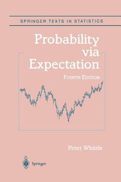 portada probability via expectation (en Inglés)