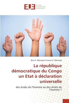 portada La république démocratique du Congo un Etat à déclaration universelle