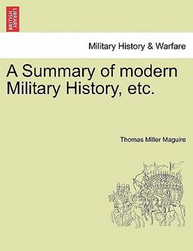 portada a summary of modern military history, etc.