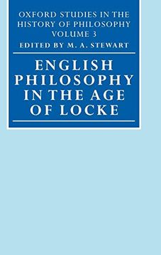 portada English Philosophy in the age of Locke (Oxford Studies in the History of Philosophy) (in English)