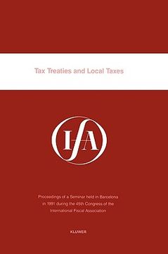 portada tax treaties and local taxes (en Inglés)
