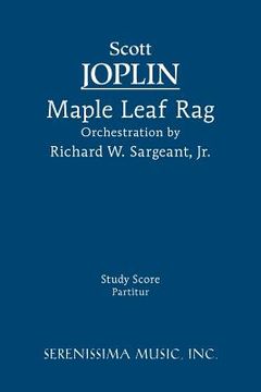portada maple leaf rag - study score (in English)