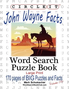portada Circle It, John Wayne Facts, Word Search, Puzzle Book (en Inglés)