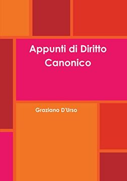 portada Appunti di Diritto Canonico (en Italiano)