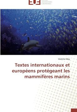 portada Textes Internationaux Et Europeens Protegeant Les Mammiferes Marins