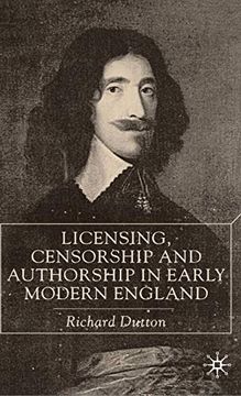 portada Licensing, Censorship and Authorship in Early Modern England: Buggeswords (en Inglés)