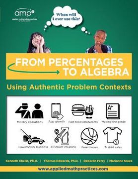 portada From Percentages to Algebra - Student Edition: Using Authentic Problem Contexts (en Inglés)