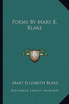 portada poems by mary e. blake (in English)