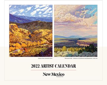 portada 2022 New Mexico Magazine Artist Calendar 
