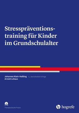 portada Stresspräventionstraining für Kinder im Grundschulalter