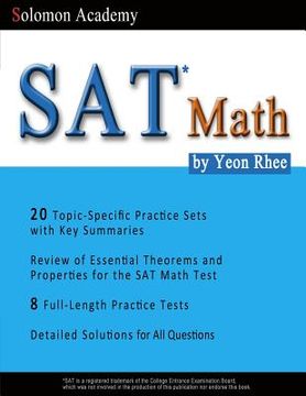 portada SAT Math: Solomon Academy's SAT Math Book (in English)