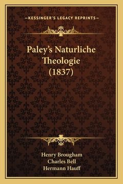 portada Paley's Naturliche Theologie (1837) (en Alemán)