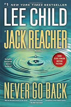 portada Jack Reacher: Never go Back (en Inglés)