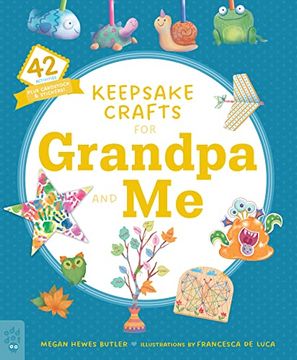 portada Keepsake Crafts for Grandpa and Me: 42 Activities Plus Cardstock & Stickers! (en Inglés)