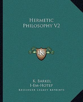 portada hermetic philosophy v2 (en Inglés)
