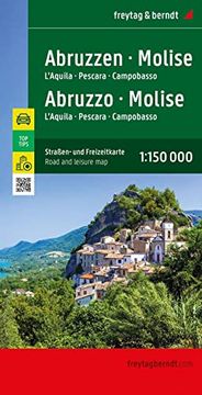 portada Abruzzo - Molise Road and Leisure map 1: 150,000 Scale: L'aquila - Pescara - Campobasso, mit Infoguide top Tips