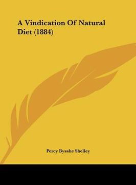 portada a vindication of natural diet (1884) (en Inglés)