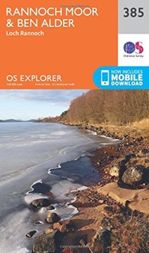 portada Rannoch Moor and Ben Alder (OS Explorer Active Map)