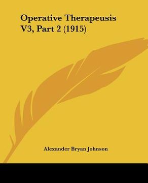 portada operative therapeusis v3, part 2 (1915) (en Inglés)