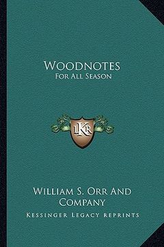 portada woodnotes: for all season