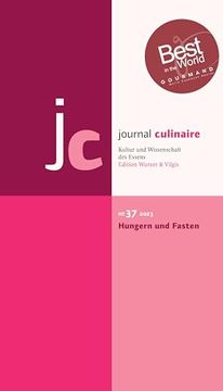 portada Journal Culinaire. Kultur und Wissenschaft des Essens (en Alemán)