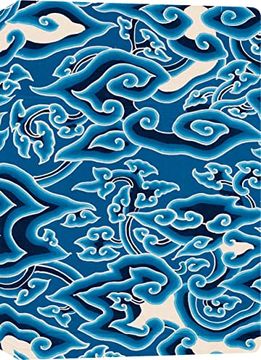 portada Blue Batik Clouds Hardcover Journal: Lined Notebook: With Ribbon Bookmark (en Inglés)