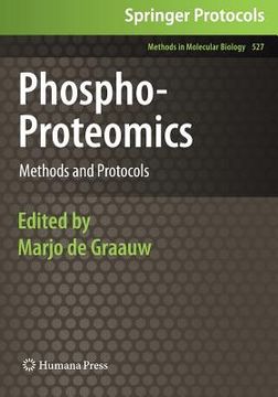portada phospho-proteomics: methods and protocols