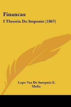 portada Financas: I Theoria do Imposto (1867)
