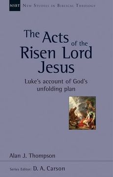 portada The Acts of the Risen Lord Jesus: Luke's Account of God's Unfolding Plan (New Studies in Biblical Theology) (in English)