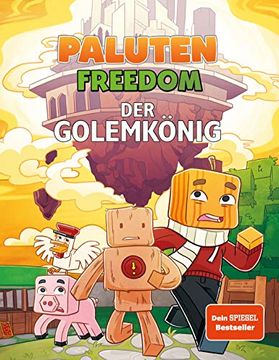 portada Der Golemkönig: Ein Comic aus der Welt von Minecraft Freedom (en Alemán)