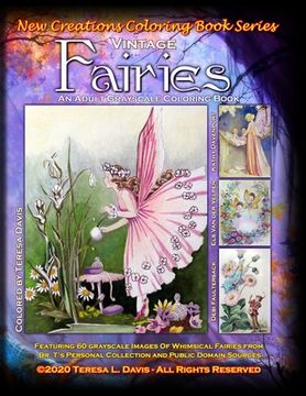 portada New Creations Coloring Book Series: Vintage Fairies (in English)