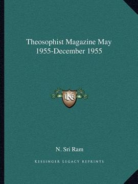 portada theosophist magazine may 1955-december 1955 (en Inglés)
