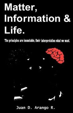 portada matter, information and life. (en Inglés)