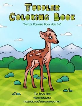 portada Toddler Coloring Book: Toddler Coloring Books Ages 1-3 (en Inglés)