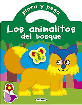 portada Pinta y Pega los Animalitos del Bosque (in Spanish)