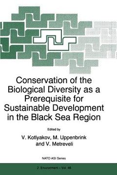 portada Conservation of the Biological Diversity as a Prerequisite for Sustainable Development in the Black Sea Region (en Inglés)