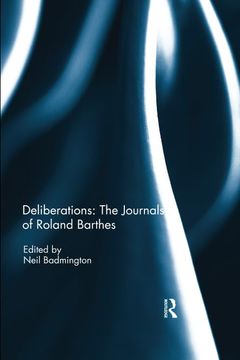 portada Deliberations: The Journals of Roland Barthes 