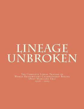 portada lineage unbroken (en Inglés)