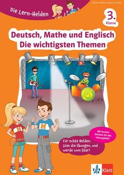 portada Die Lern-Helden Deutsch, Mathe und Englisch - die Wichtigsten Themen 3. Klasse