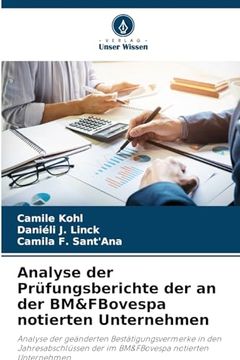 portada Analyse der Prüfungsberichte der an der Bm&Fbovespa Notierten Unternehmen (in German)
