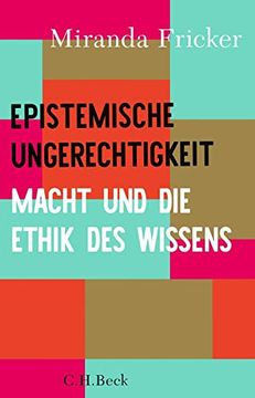 portada Epistemische Ungerechtigkeit (en Alemán)