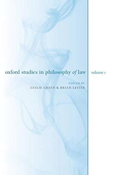 portada Oxford Studies in Philosophy of Law: Volume 1 (en Inglés)