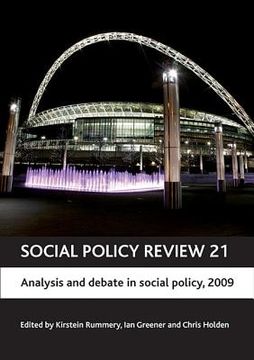 portada social policy review 21: analysis and debate in social policy, 2009 (en Inglés)