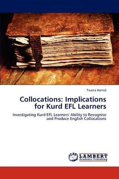 portada collocations: implications for kurd efl learners (en Inglés)