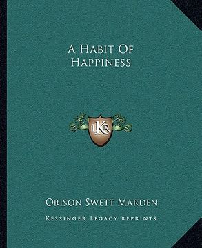 portada a habit of happiness (in English)