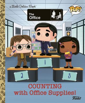 portada The Office: Counting With Office Supplies! (Funko Pop! ) (Little Golden Book) (in English)