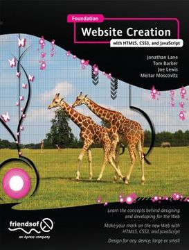portada foundation website creation with html5, css3, and javascript