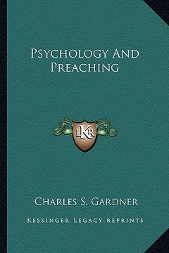 portada psychology and preaching (en Inglés)