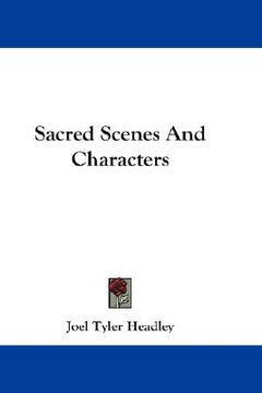 portada sacred scenes and characters (in English)