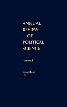 portada annual review of political science, volume 2 (en Inglés)